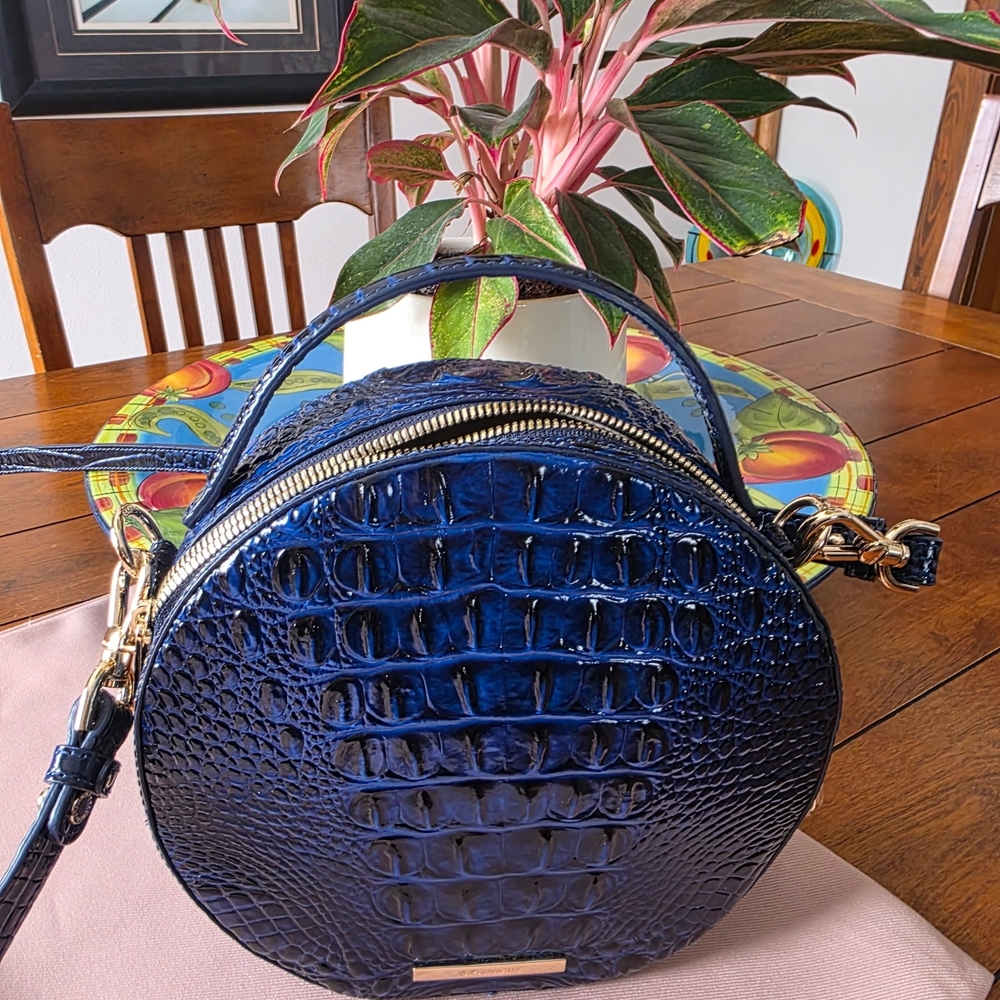 Brahmin Lane Anchor Blue Crossbody Melbourne